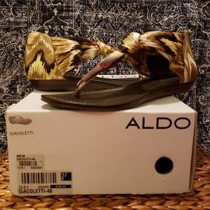 Aldo multi color sandals